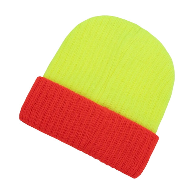 Korntex Tweekleurige muts UTLT925_yelloworange large