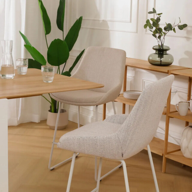 Nolon Nino-isa barkruk gemêleerd wit onderstel 75 cm 3031393 large