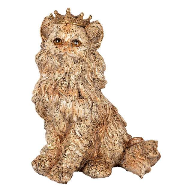 Clayre & Eef Decoratie beeld kat 23x19x28 cm kunststof 3066156 large