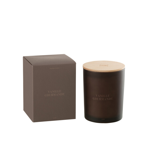 J-Line geurkaars accords essentiels vanille gourmande-52h 10.5x10.5x14cm 3066115 large