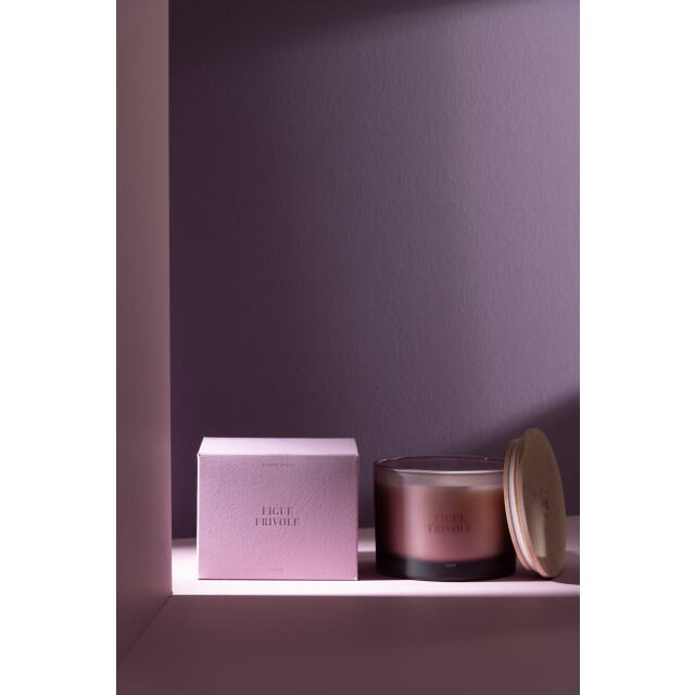 J-Line geurkaars accords essentiels figue frivole-28h 11.5x11.5x10cm 3066131 large