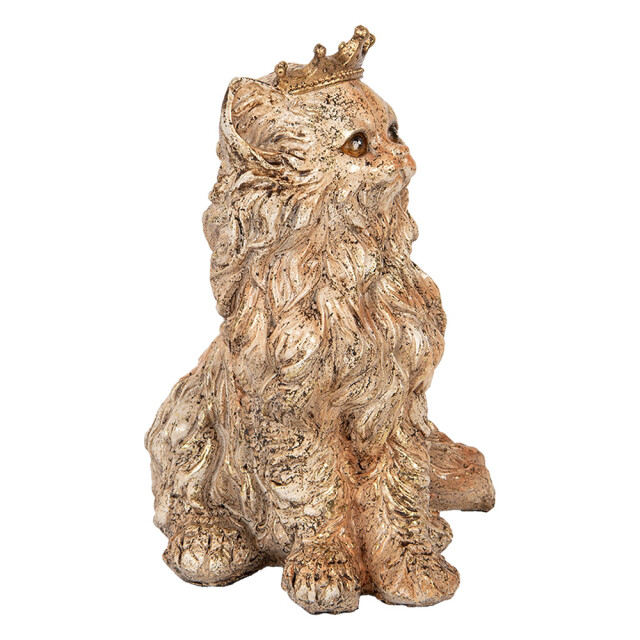 Clayre & Eef Decoratie beeld kat 23x19x28 cm kunststof 3066156 large