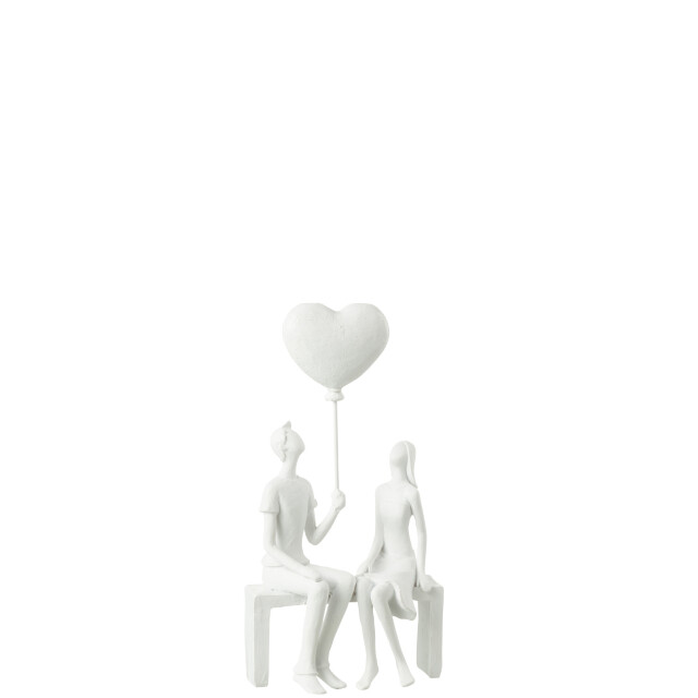 J-Line koppel zittend hart ballon poly 12x6x23.5cm 3066121 large