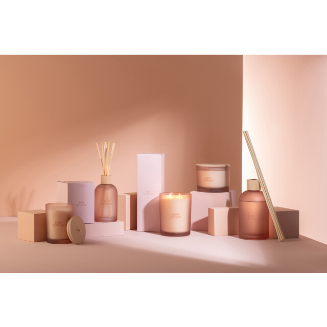 J-Line geurkaars accords essentiels rose rêveuse-38h 8.5x8.5x12.5cm 3066128 large