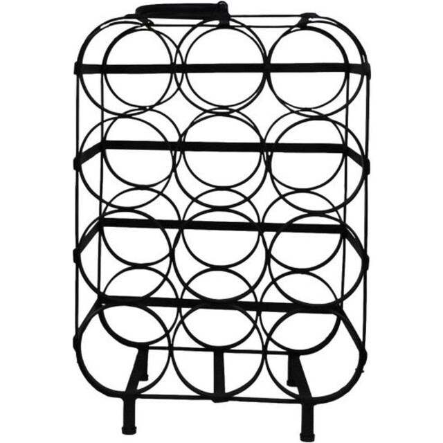 Vtw Living Wijnrek metaal wijnrek muur wijnrek wijnrek wijnrek hangend 35 x 3065070 large