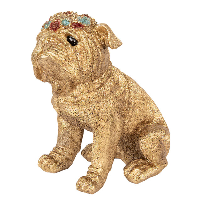 Clayre & Eef Decoratie beeld hond 29x17x29 cm kunststof 3066167 large