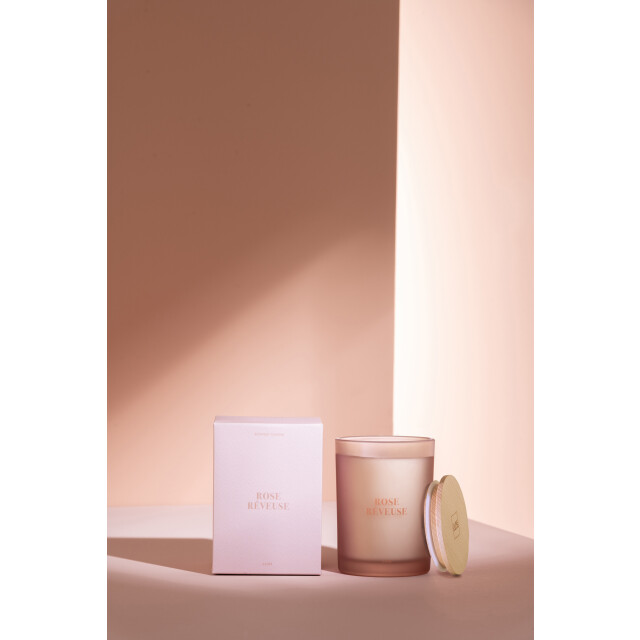 J-Line geurkaars accords essentiels rose rêveuse-38h 8.5x8.5x12.5cm 3066128 large