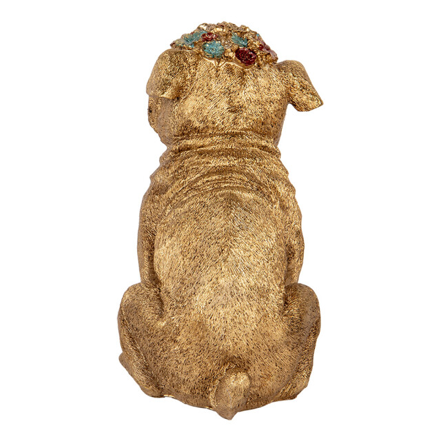 Clayre & Eef Decoratie beeld hond 29x17x29 cm kunststof 3066167 large