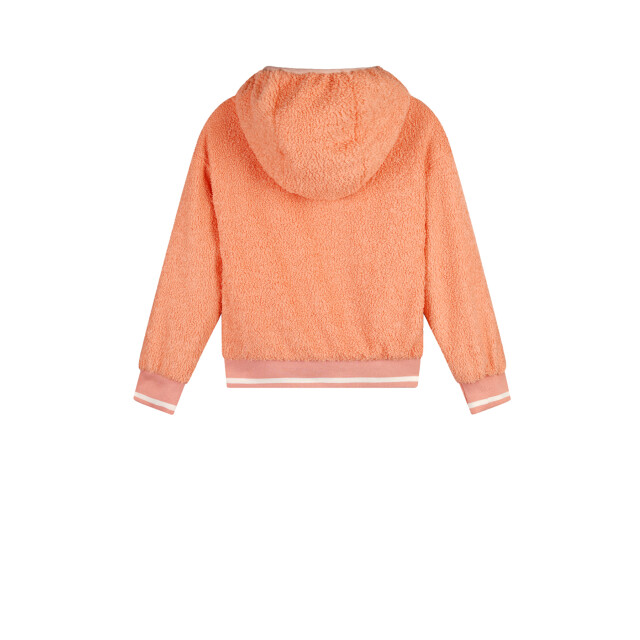 NoNo Zomer reversibel zomerjas meisjes koraal capuchon beau N502-5202-545 large
