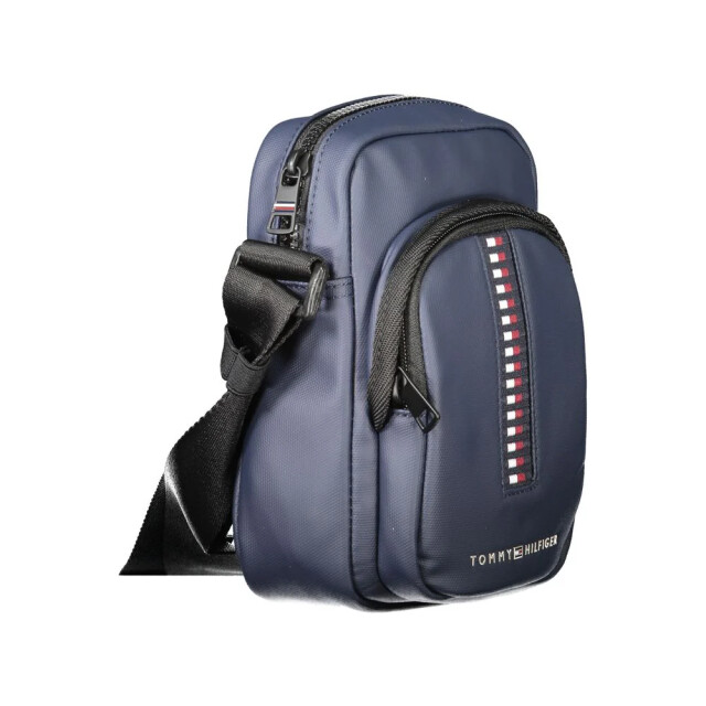 Tommy Hilfiger Mannenschoudertas met aanpasbare band Tommy Hilfiger Blauwe Mannenschoudertas Met Aanpasbare Band large