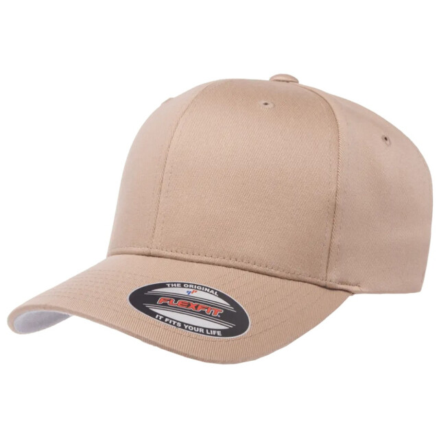Flexfit Wollige gekamde muts UTLT2903_khaki large