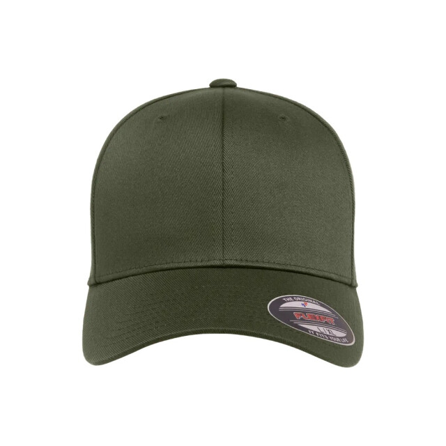 Flexfit Wollige gekamde muts UTLT2903_olive large