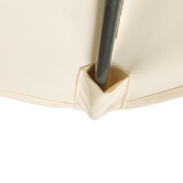 Kopu ® altea parasol vierkant 230x230 cm met windvanger creme 3066315 large