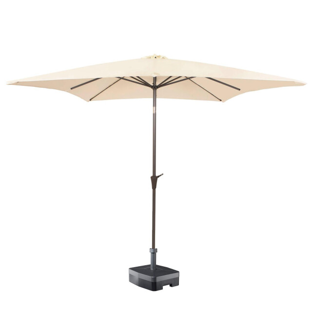 Kopu ® altea parasol vierkant 230x230 cm met windvanger creme 3066315 large