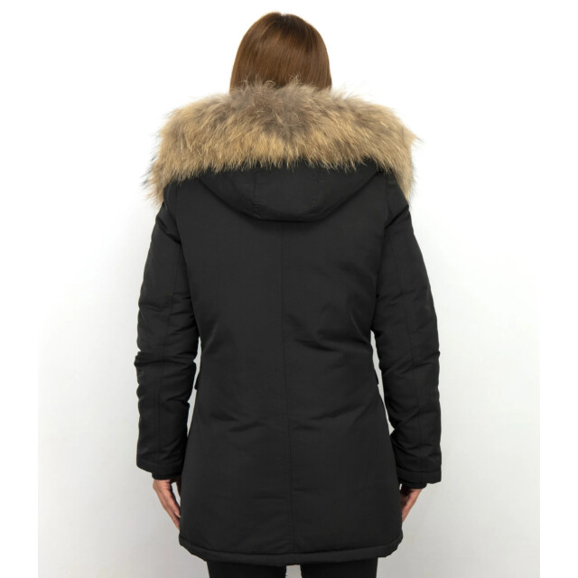 Gentile Bellini Parka jas met bontkraag DM8811-1 large