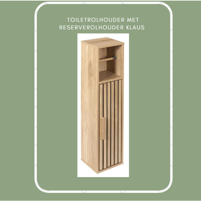 Home Deco Factory Toiletrolhouder/reserverolhouder klaus staand hout - 3056971 large
