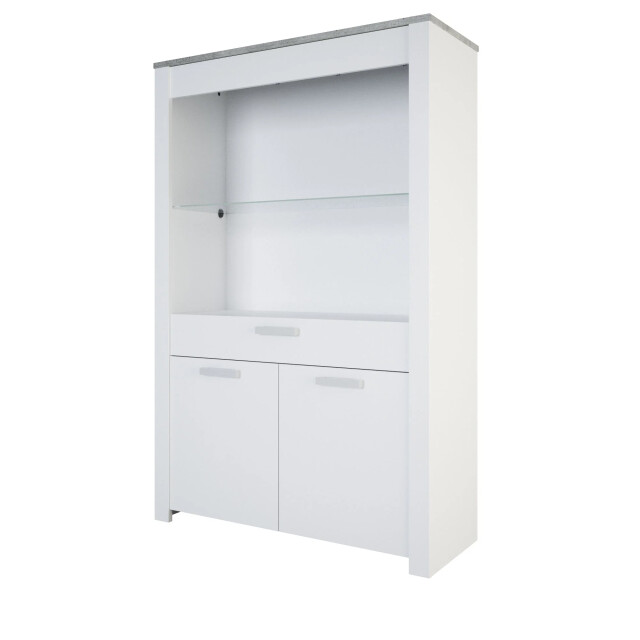 CBA Floride betonlook 173cm vitrinekast 3064867 large