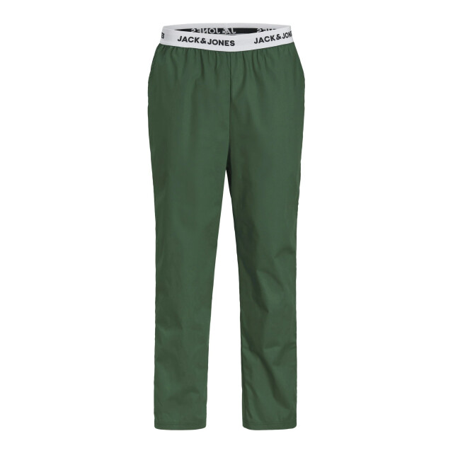 Jack & Jones Heren pyjama set lange pyjamabroek jactoby wit/groen 12277127 large