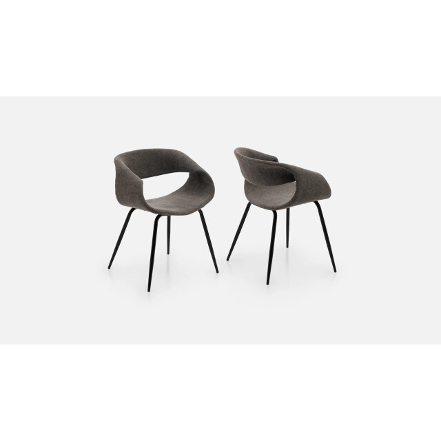 Casa di Elturo Set van 2 eetkamerstoel whale taupe 2943956 large
