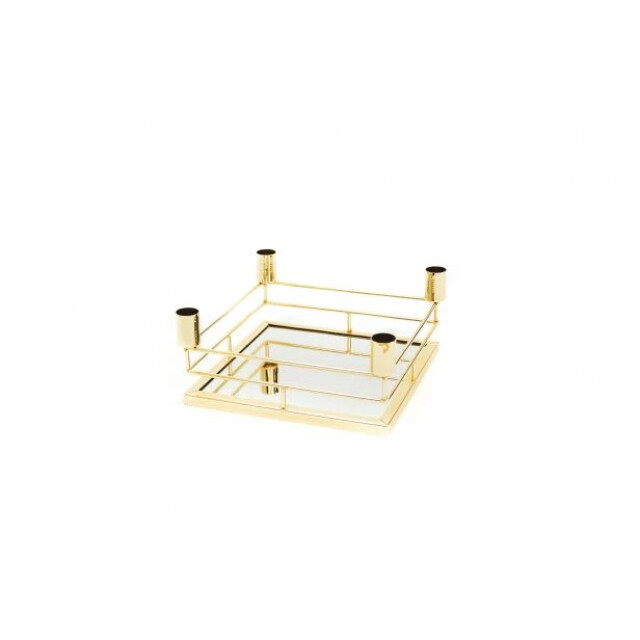 Casa di Elturo Mirror tray kandelaar vierkant - l21 x b21 x h9 cm 1358822 large