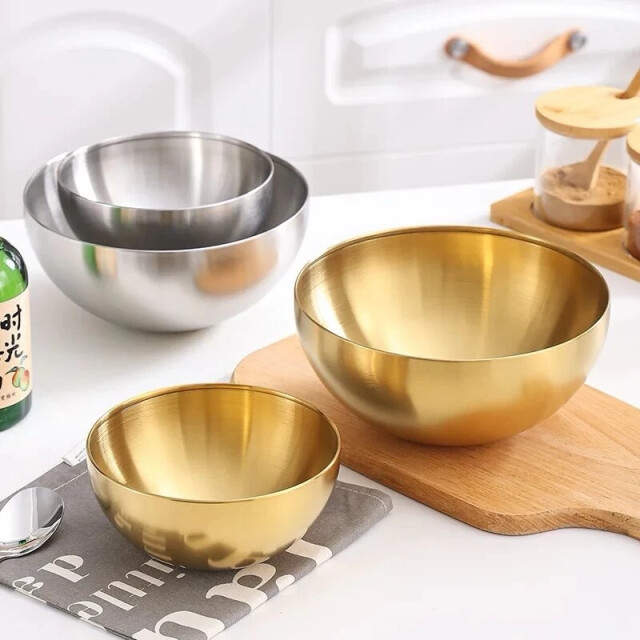 Casa di Elturo Serveer kom bowl rvs – – large – Ø 20 x h9 cm 2297582 large
