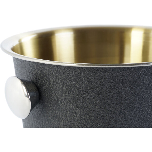Casa di Elturo Luxe champagne/wijnkoeler – rvs – mat /goud – Ø24 cm x h22 cm 2981854 large