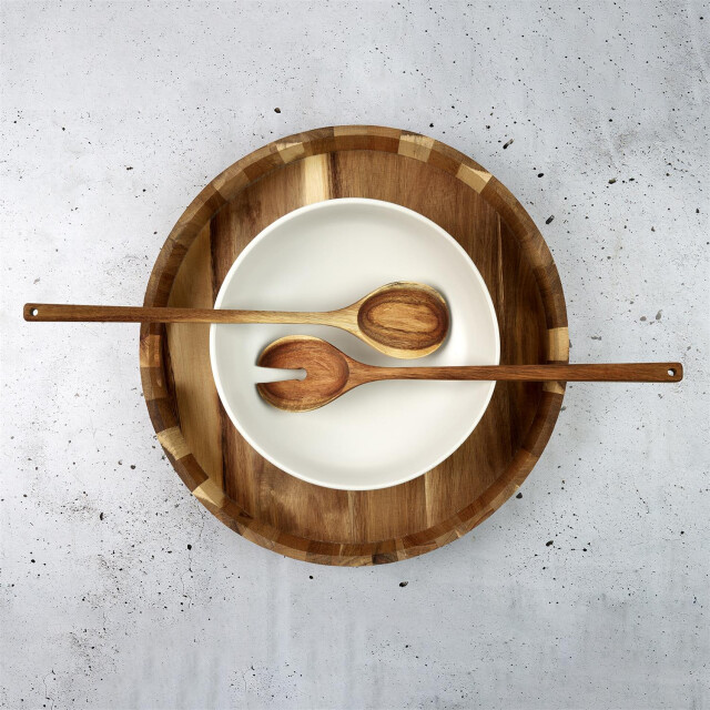 Casa di Elturo Salade bestek acaciahout l 36 cm 1714591 large