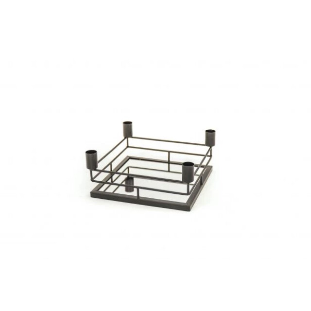 Casa di Elturo Mirror tray kandelaar vierkant - l21 x b21 x h9 cm 1358821 large