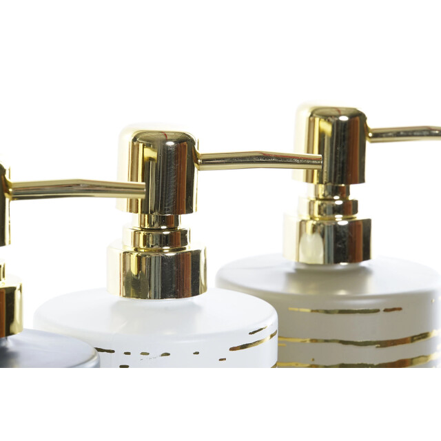 Casa di Elturo Glazen zeep pompje/dispenser abstract / goud 2003037 large