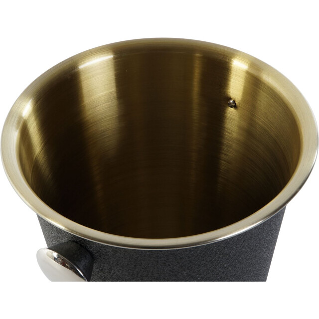 Casa di Elturo Luxe champagne/wijnkoeler – rvs – mat /goud – Ø24 cm x h22 cm 2981854 large