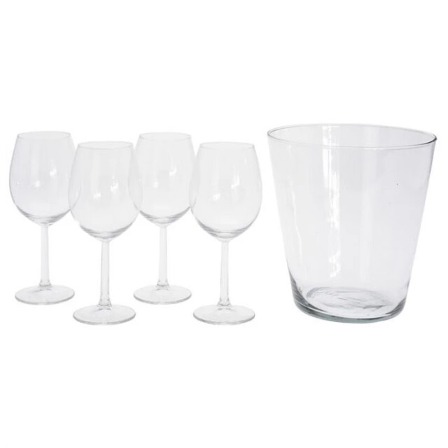 Casa di Elturo Luxe kristallen wijnset set van 5 inclusief wijnkoeler 2712130 large