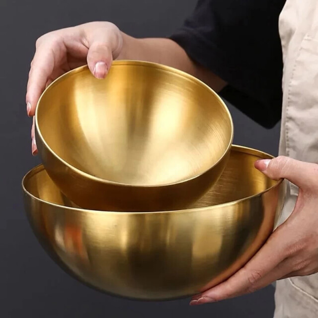 Casa di Elturo Serveer kom bowl rvs – – large – Ø 20 x h9 cm 2297582 large