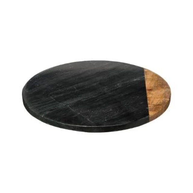 Casa di Elturo Draaiplateau serveerplank marble draaischijf van 100%marmer & hout - 1360922 large