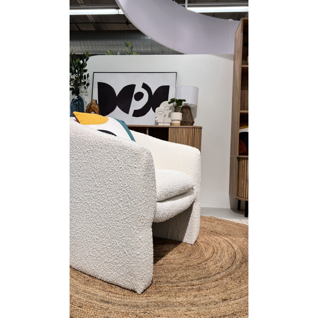 Casa di Elturo Fauteuil boucle teddy beige 2380772 large