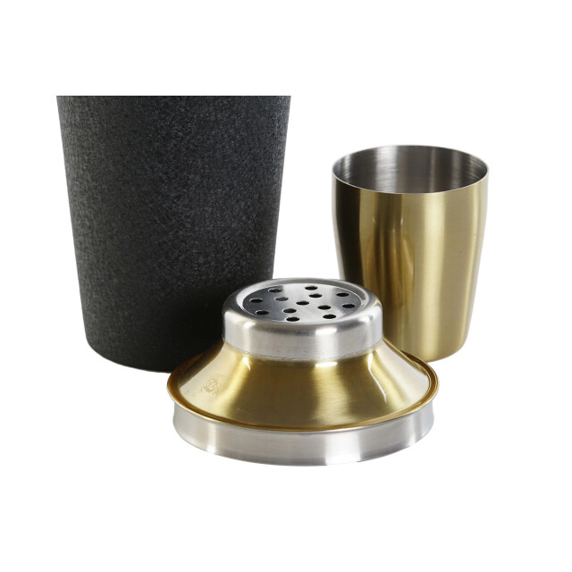 Casa di Elturo Cocktailshaker glam – rvs – /goud – Ø 9,5 x h 22 cm 2801405 large