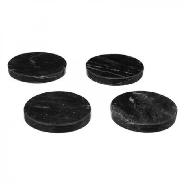 Casa di Elturo Marmeren onderzetters marble rond coaster 4 stuks - 1360924 large