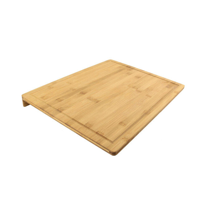 Casa di Elturo Bamboe aanrecht snijplank met steunrand en sapgroef xl l45 x b34 x h3.5 cm 2394483 large