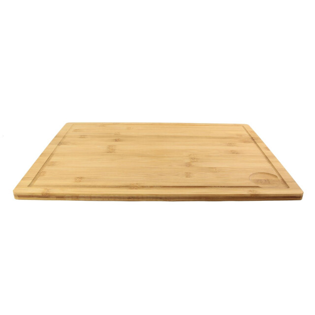 Casa di Elturo Bamboe aanrecht snijplank met steunrand en sapgroef xl l45 x b34 x h3.5 cm 2394483 large
