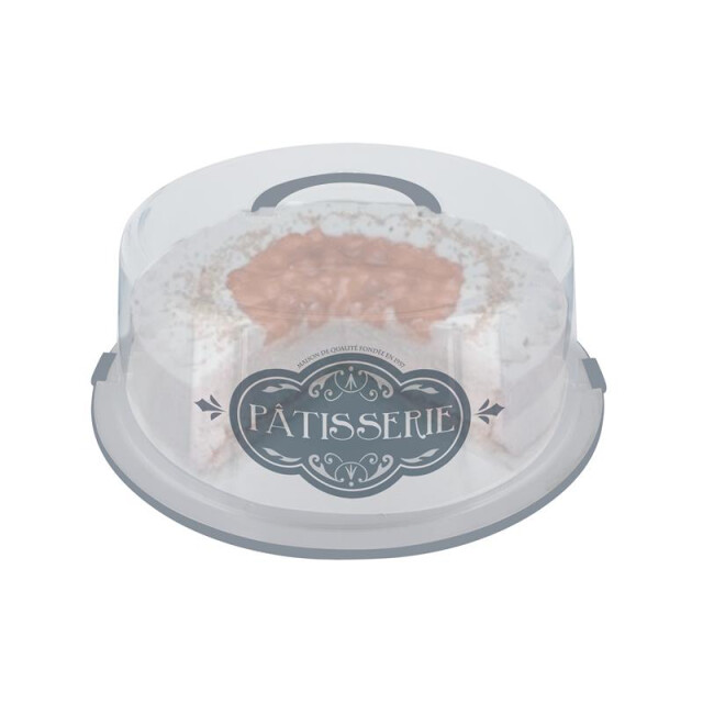 Casa di Elturo Taartdoos met deksel grijs patisserie Ø30.5 cm ideaal voor bewaren en 3037733 large