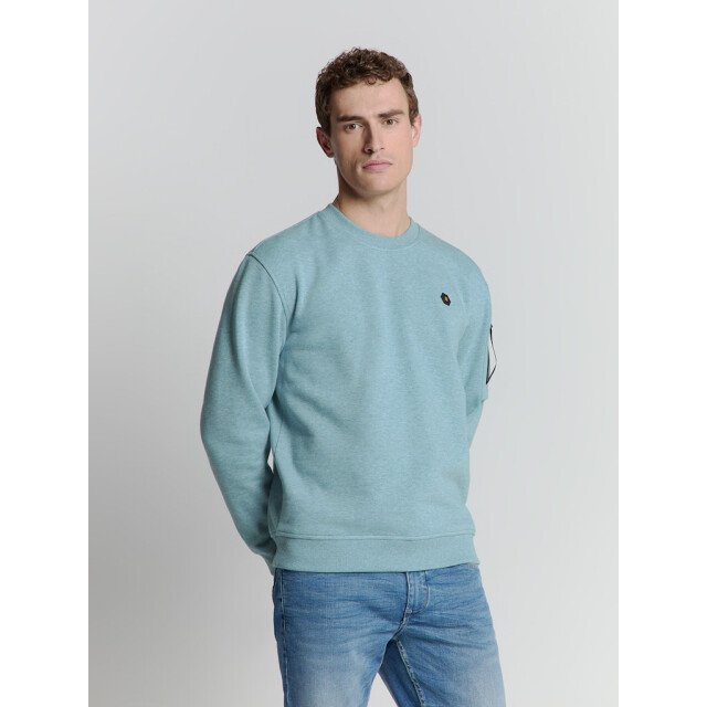 No Excess 27100211 sweater crewneck melange 27100211 large