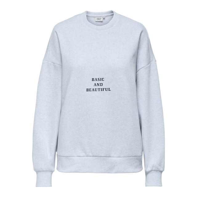 Only onlbobbi l/s good o-neck cs swt 15349053 light grey melange 06721.910.0006 large