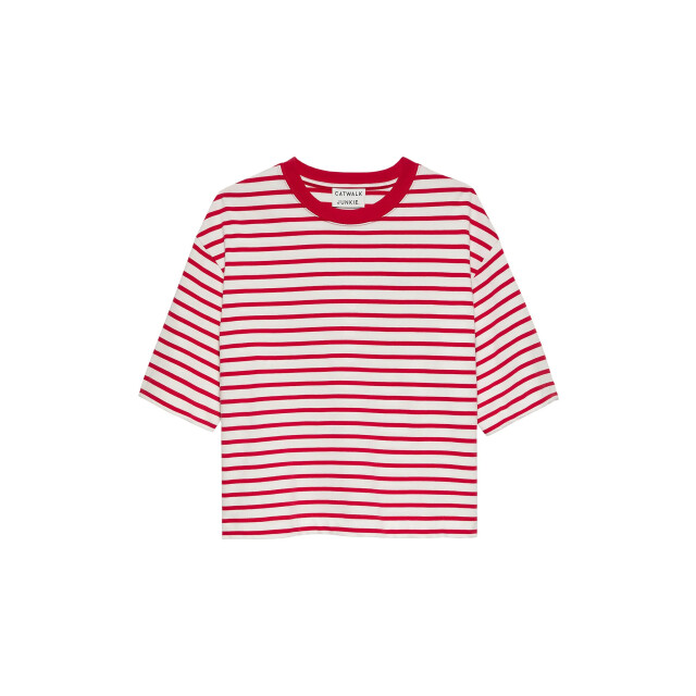 Catwalk Junkie 2502010205 striped loose fit tshirt 2502010205 Striped loose fit Tshirt large