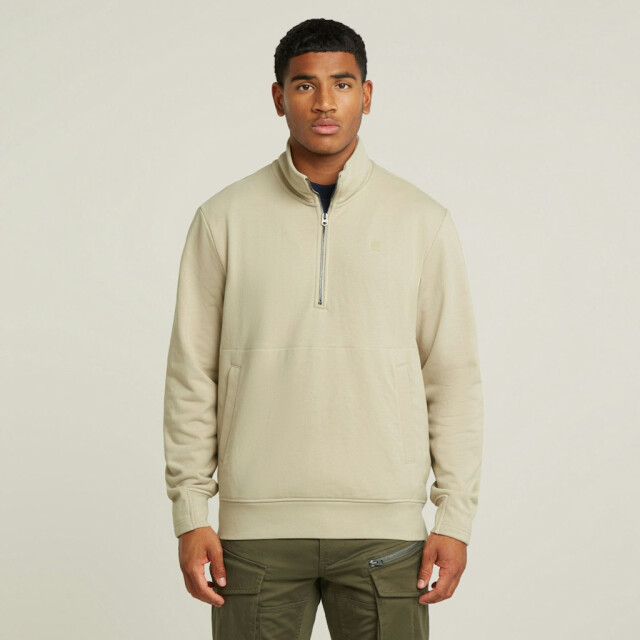 G-Star nifous half zip sweater d26305-d566 1214 dk brick 05735.829.0009 large