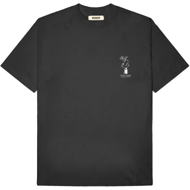 Woodbird Wbbaine relax tee 2616-417 black 2616-417 large