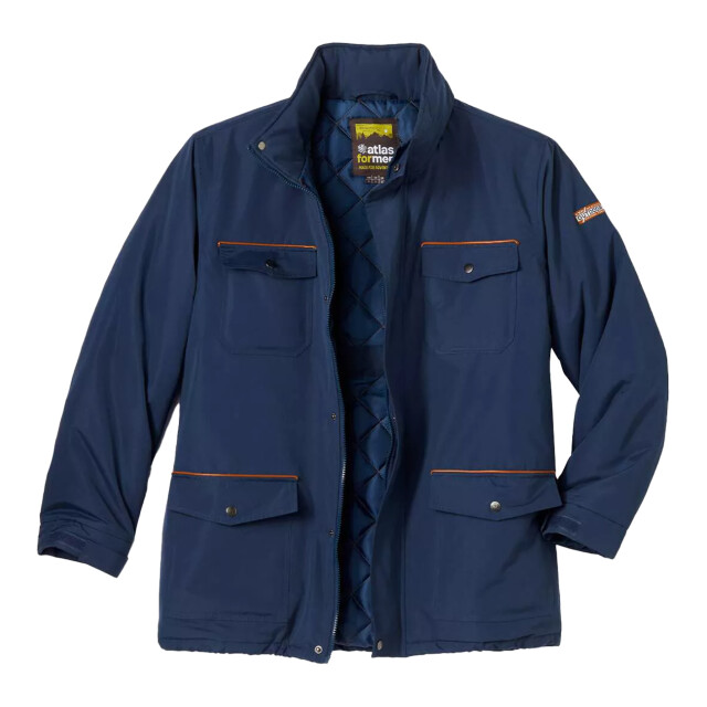 Atlas For Men Heren parka met meerdere zakken UTAF1781_navy large
