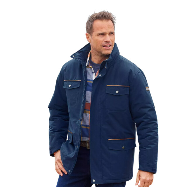 Atlas For Men Heren parka met meerdere zakken UTAF1781_navy large
