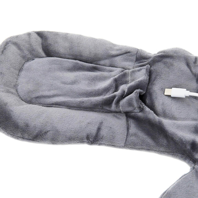 Casa di Elturo Usb verwarmd rug- en schouderkussen met massage – 3 warmtestanden & 3 massage 3066254 large
