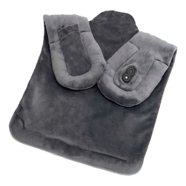 Casa di Elturo Usb verwarmd rug- en schouderkussen met massage – 3 warmtestanden & 3 massage 3066254 large