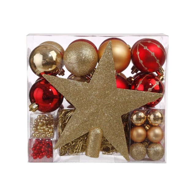 Casa di Elturo Breukvaste kerstballen set star goud/ 44-delig 1624704 large