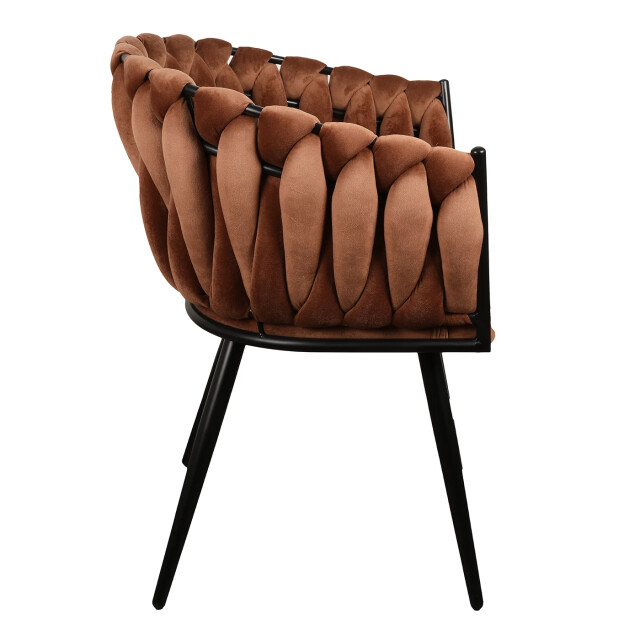 Casa di Elturo Velvet eetkamerstoel wave - 2066442 large